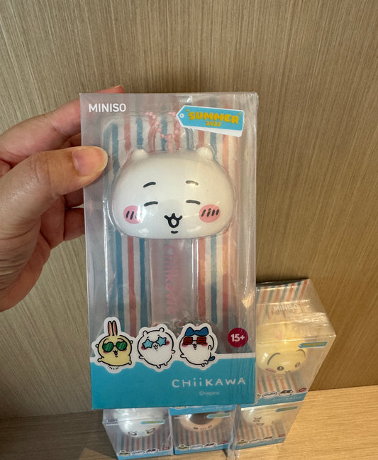 ChiiKawa X Miniso Hot Summer Series | ChiiKawa Hachiware Usagi Momonga Kurimanju Rakko Cute Plastic Doll Wind Chimes - Kawaii Items Room Decoration Doll
