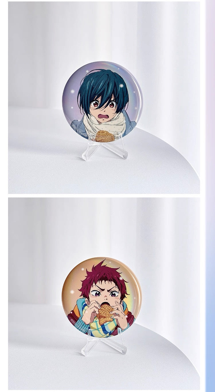 Japanese Anime Free! Iwatobi Swim Club Good Memories Series Fridge Magnets | Haruka Makoto Kirishima Shiina - Cute Kawaii Item Blind Bag