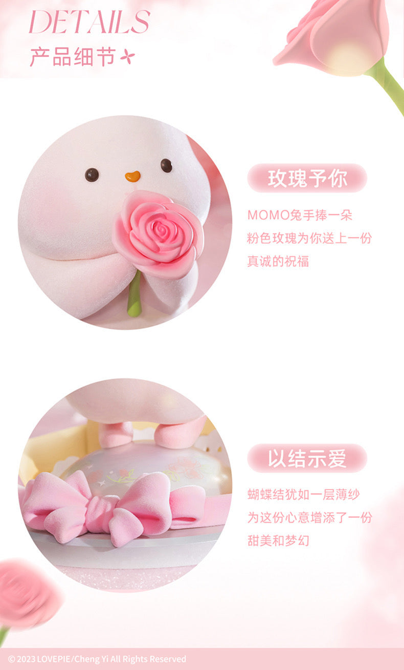 Kawaii Lovely Characters Momo Bunny | Blossoms for you Bunny 150% Figure - Toy Collection Rabbit Valentines Gift KawaiiGiftLand