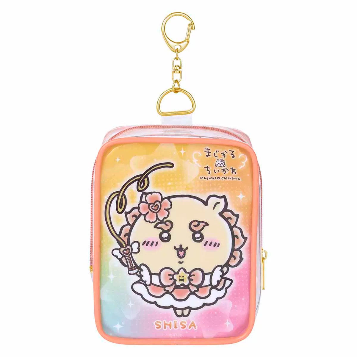 Japanese Cartoon Chiikawa Magic Girl Plastic Itabag Bag Keychain | ChiiKawa Hachiware Usagi Momonga Kurimanju Shisa - Kawaii Items Can Put in Dolls Keep Dolls Clean KawaiiGiftLand