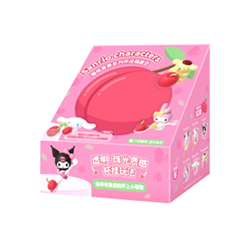Sanrio Characters Sweet Cherry on Cup Beans Mini Series | Hello Kitty My Melody Kuromi Cinnamoroll Pompompurin Pochacco - Kawaii Collectable Toys Toy Collection KawaiiGiftLand