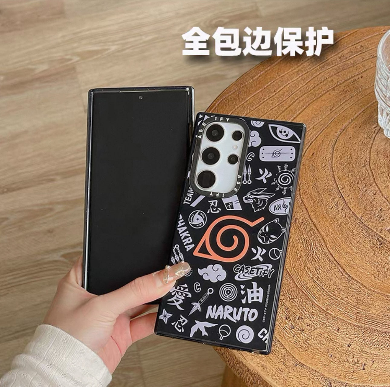 Japanese Cartoon Ninja Naruto | Kakashi Itachi Minato Hokage - Phone Case Samsung Galaxy S24 S23 S22 Ultra KawaiiGiftLand