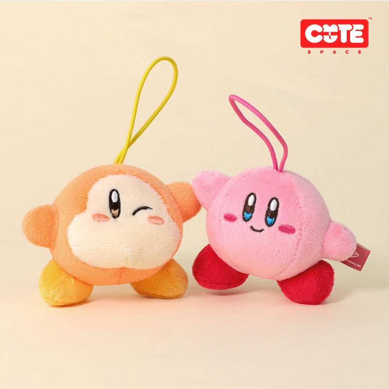 Kirby X Cute Studio | Kirby and Waddle Dee Mini Series Plush Doll Keychain - Starkabi Poyo 5cm Kawaii items Room Decoration doll KawaiiGiftLand
