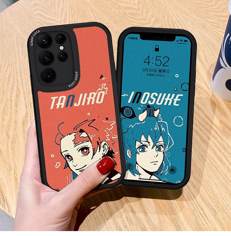 Japanese Anime Kimetsu no Yaiba Demon Slayer Hand Drawing Style | Kanao Sabito Makomo - Phone Case Samsung Galaxy S25 S24 S23 S22 S21 Plus Ultra KawaiiGiftLand