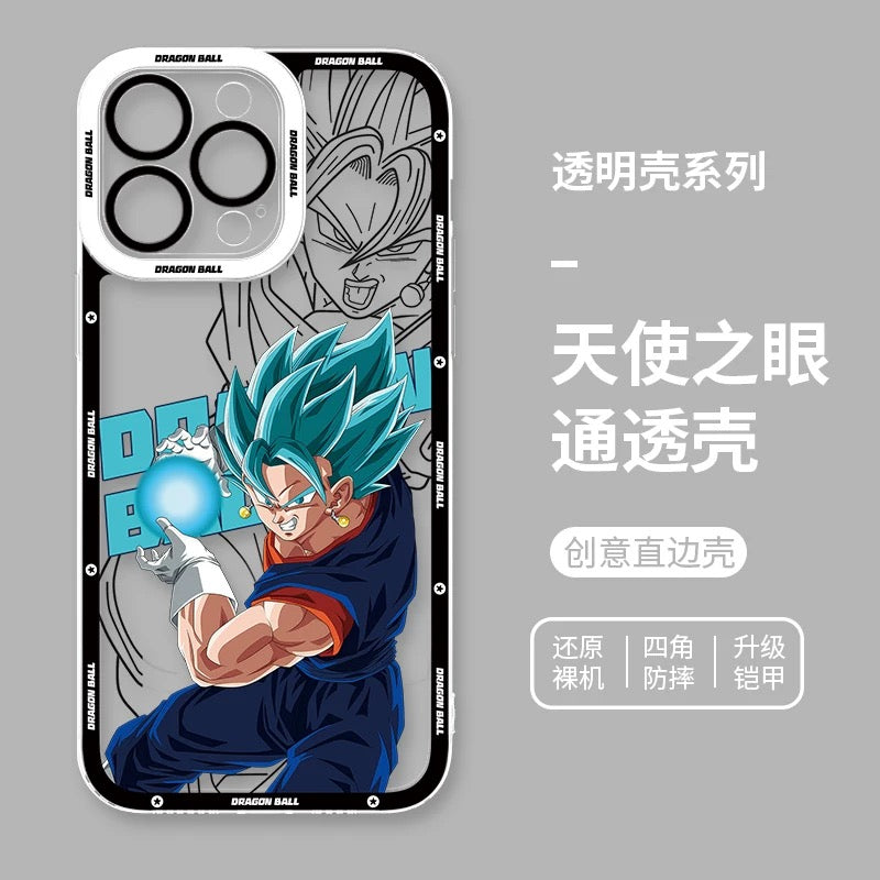 Japanese Anime Dragon Ball | Goku Vegito Vegeta Super Saiyan - iPhone Case PLUS SE2 XS XR X 11 12 13 14 15 16 16e 17 17e Pro Promax 12mini 13mini