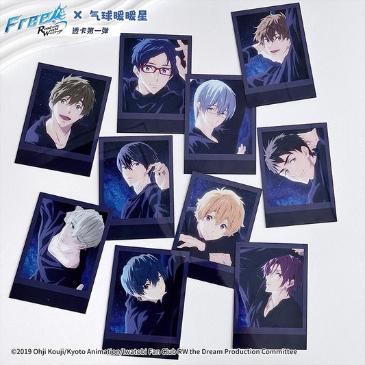 Japanese Anime Free! Iwatobi Swim Club Star Night Series Card | Haruka Makoto Rin Nagisa Rei Kirishima Sosuke - Cute Kawaii Item Blind Bag