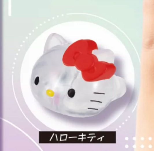 Japan Takara Tomy ARTS Sanrio Transparent Rings | Hello Kitty My Melody Kuromi Cinnamoroll Pompompurin - Full Set of 5