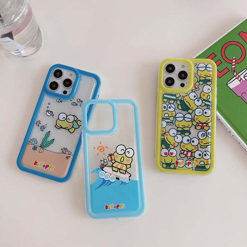 Japanese Cartoon KeroKeroKeroppi Keroppi iPhone Case 7 8 PLUS SE2 XS Japanese Cartoon KeroKeroKeroppi Keroppi iPhone Case 7 8 PLUS SE2 XS