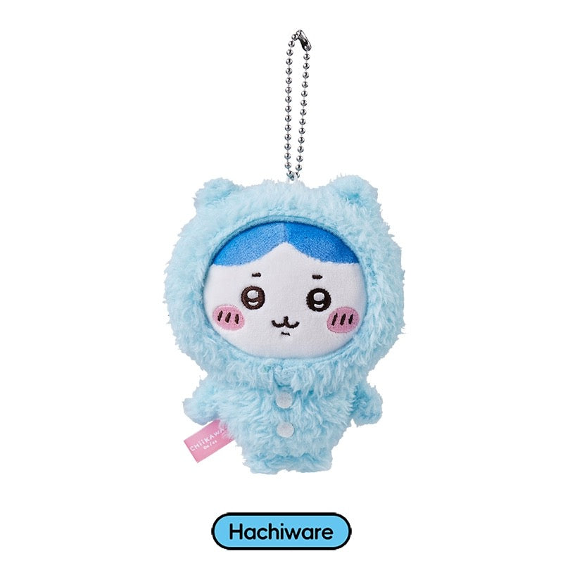 ChiiKawa X Miniso | ChiiKawa Hachiware Usagi Pajamas Keychain - Kawaii items Room Decoration doll KawaiiGiftLand
