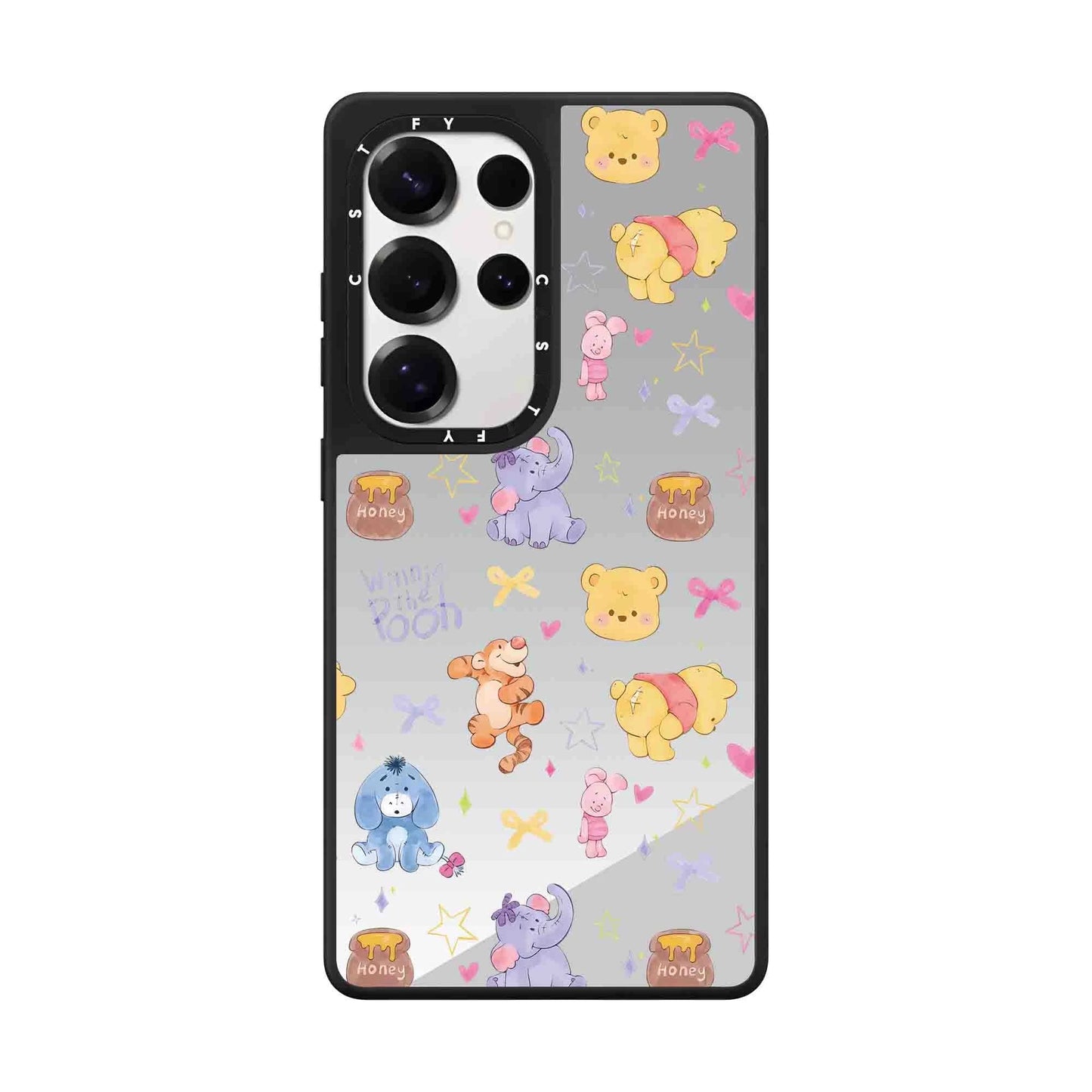 Cute Cartoon | Winnie The Pooh & Piglet Honey Bear - Phone Case Samsung Galaxy S25 S24 S23 Ultra