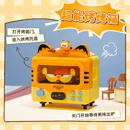 Pan Tasy x Garfield Family | Oven - Lovely Cat Exotic Shorthair Building Blocks Toy Collections