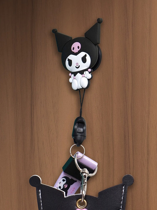 Sanrio Mini Plastic Hooks | Hello Kitty My Melody Kuromi Cinnamoroll Pompompurin Pochacco Hangyodon - Set of 4 2 Style Lovely Decoration