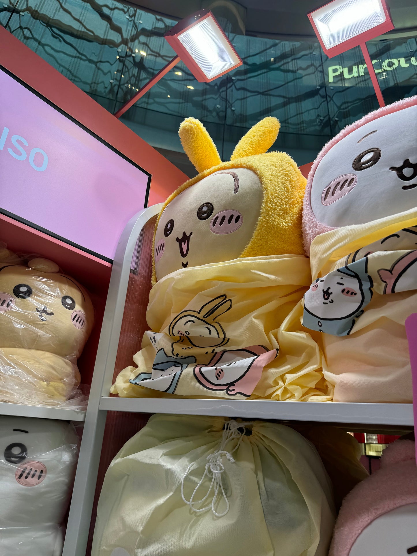 ChiiKawa X Miniso | ChiiKawa Hachiware Usagi Pajamas version - 90cm Super Giant Plush Doll Kawaii Room Decoration KawaiiGiftLand