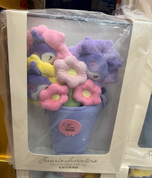 Sanrio x 7-11 Valentine Limited Edition | Kuromi Pastel Flowers Bouquet Bag Gift Box - Valentine Wedding Gift