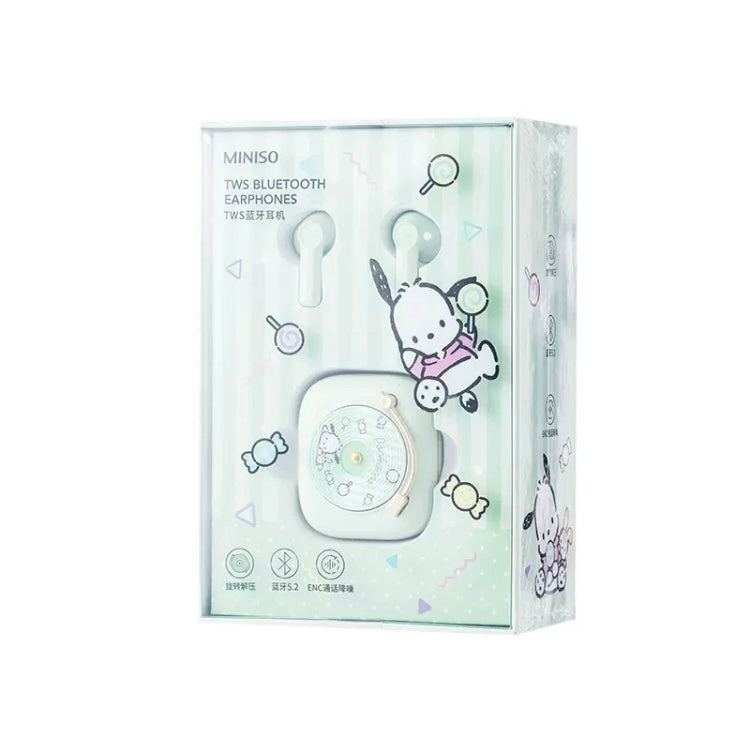 Sanrio Record Player Style TWS Bluetooth Earphones My Melody Kuromi Cinnamoroll Pochacco KawaiiGiftLand