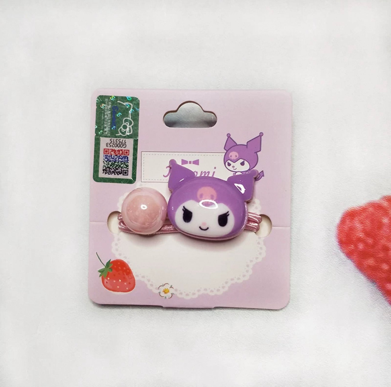 Sanrio Big Head Hair Tie Hello Kitty My Melody Kuromi Cinnamoroll Pompompurin KawaiiGiftLand