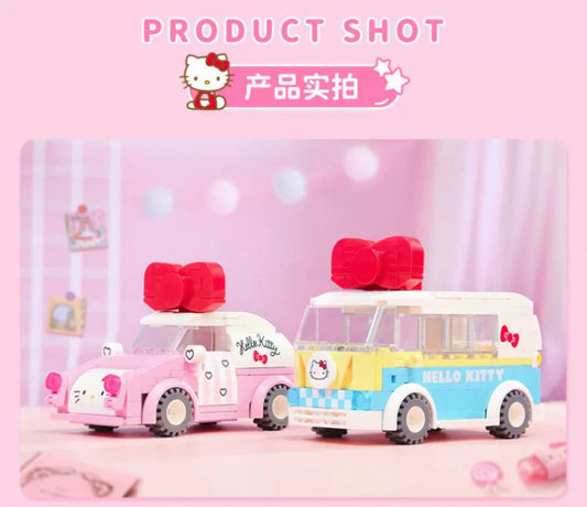 Sanrio Hello Kitty Transportation | Car Bus - Building Blocks Toy Collections