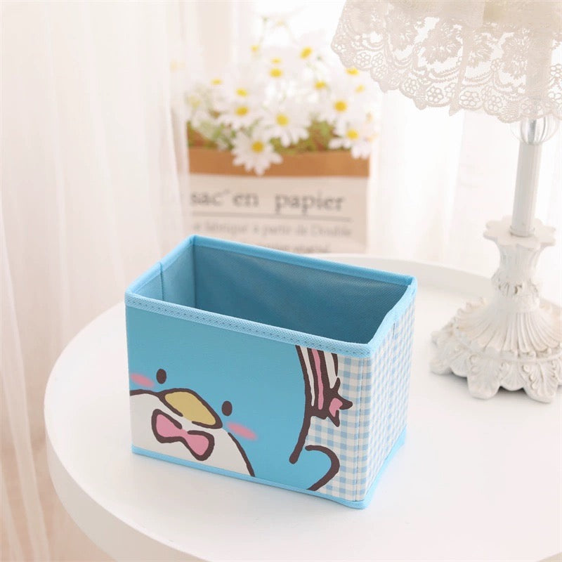 Japanese Cartoon Big Face Storage Box | Hello Kitty My Melody Kuromi Little Twin Stars Cinnamoroll Pompompurin Pochacco Keroppi Tuxedosam - Bedroom Girl Gift KawaiiGiftLand