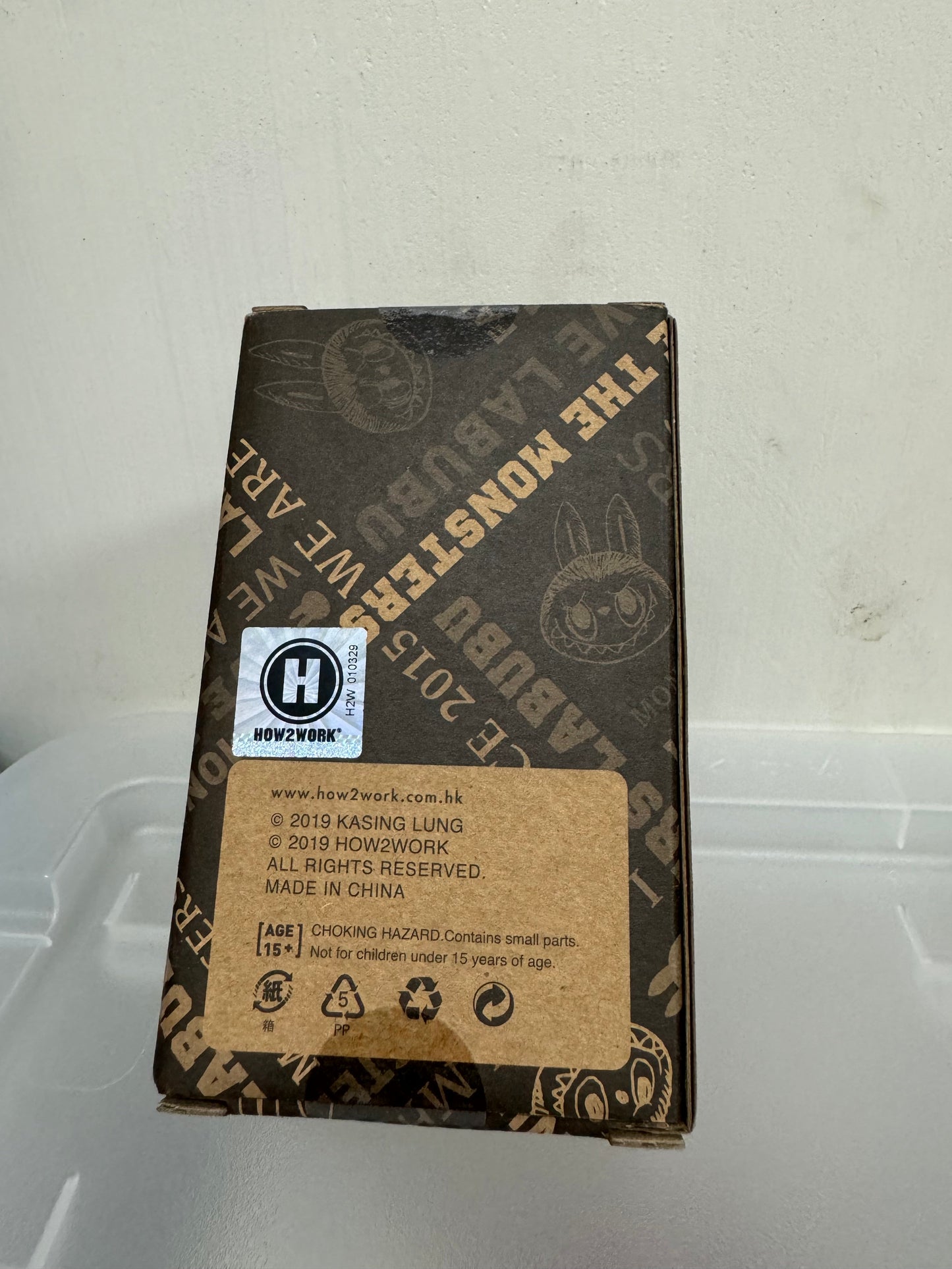 How2work Mini Labubu Transparent Yellow Green ver Limited Edition Retired Rare KawaiiGiftLand