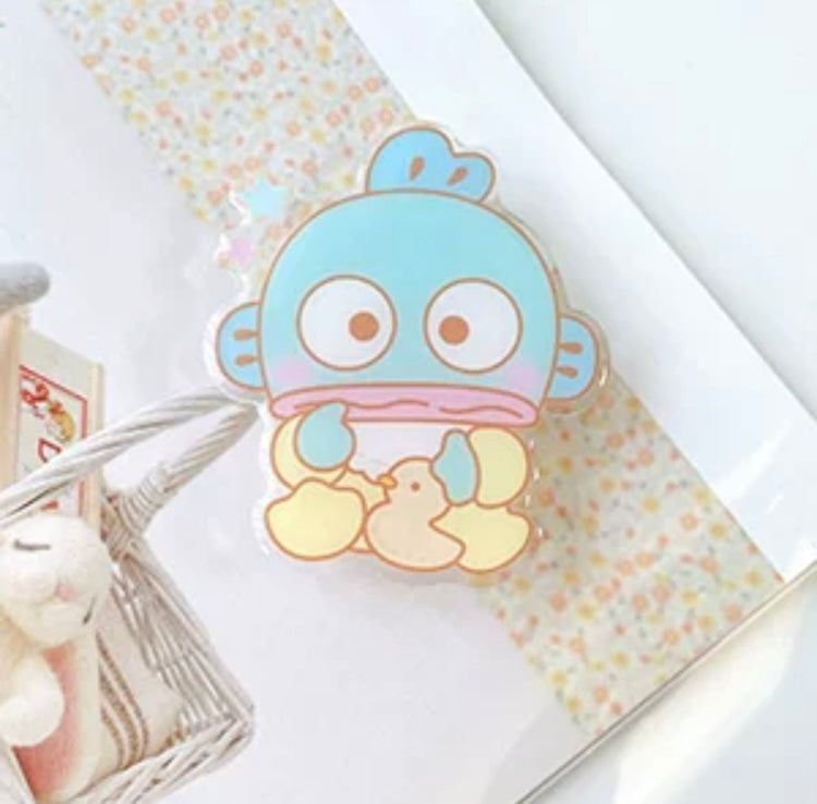 Japanese Cartoon Sweet Cute Baby Style | My Melody Kuromi Cinnamoroll Pompompurin Pochacco Hangyodon Phone Stand KawaiiGiftLand