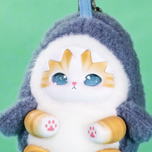 Japan Mofusand Kiramekko Animal Series | Mofusand Cute Plush Doll with Plastic Face Keychain - Kawaii items Room Decoration Doll