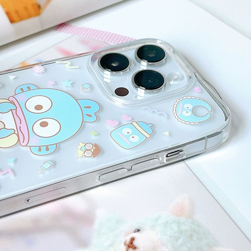 Japanese Cartoon Sweet Cute Baby Style | Cinnamoroll Pompompurin Pochacco Hangyodon iPhone Case PLUS SE2 XS XR X 11 12 13 14 15 16 Pro Promax mini SE3 KawaiiGiftLand