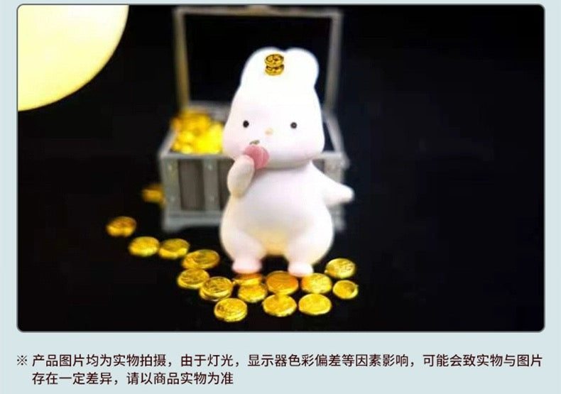 Momo with Bunny Kawaii Lovely Characters | Momo Bunny First Edition - Toy Collection Mystery Blind Box KawaiiGiftLand