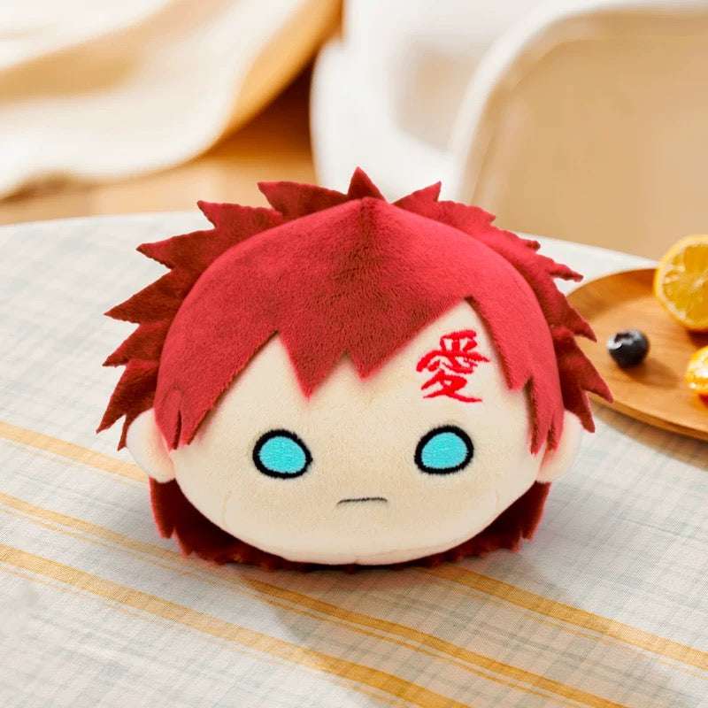 Japanese Anime Naruto Ninja Mochi Series | Naruto Sasuke Sakura Kakashi Gaara Hinata Cute Icon Head Kawaii Doll Keychain - Cute Kawaii Item