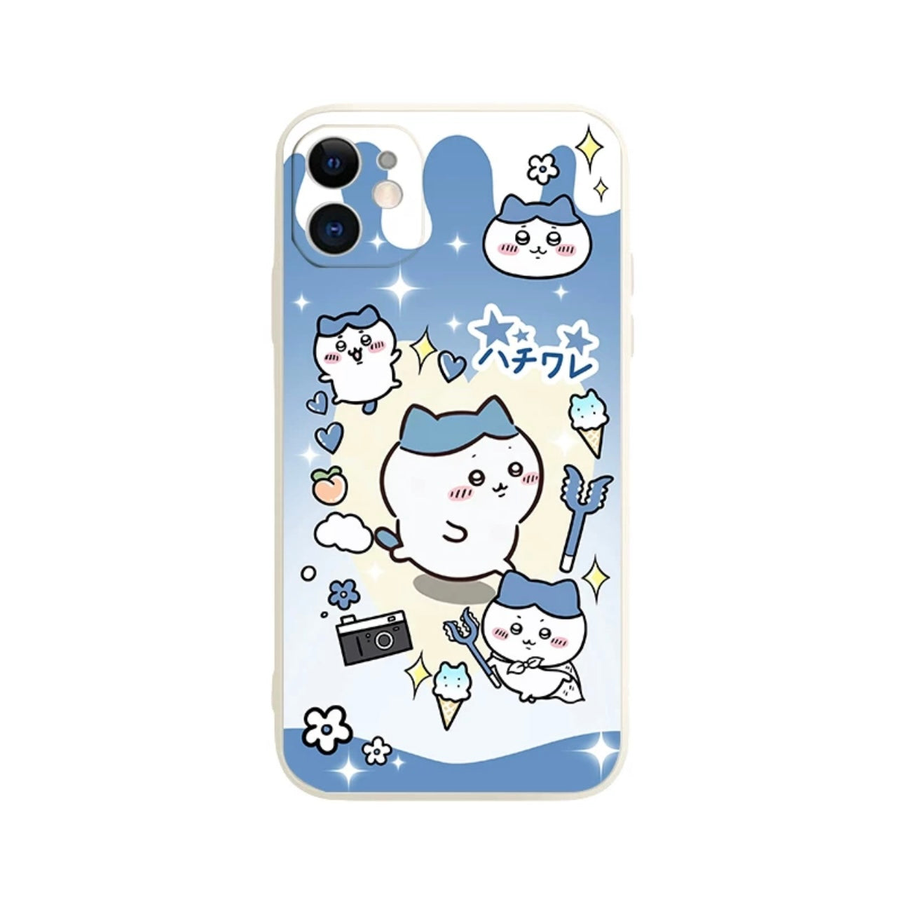 Japanese Cartoon ChiiKawa | Kawaii Sweets Hachiware Blue - iPhone Case XS 11 12 13 14 15 Pro Promax mini KawaiiGiftLand