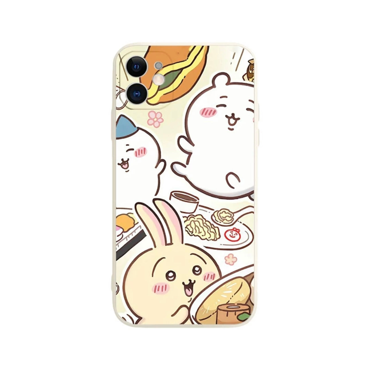 Japanese Cartoon ChiiKawa | Yummy Food ChiiKawa Hachiware Usagi - iPhone Case XS 11 12 13 14 15 Pro Promax mini KawaiiGiftLand