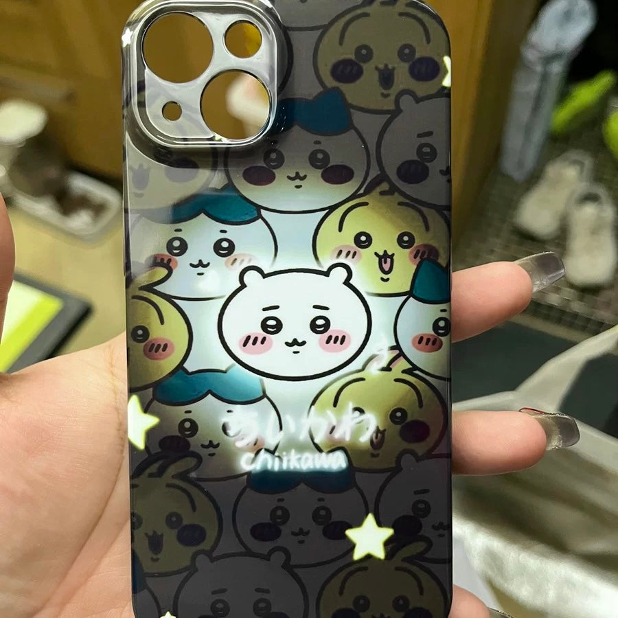 Japanese Cartoon ChiiKawa | ChiiKawa Usagi Grow in Dark - iPhone Case 11 12 13 14 15 Pro Promax mini KawaiiGiftLand