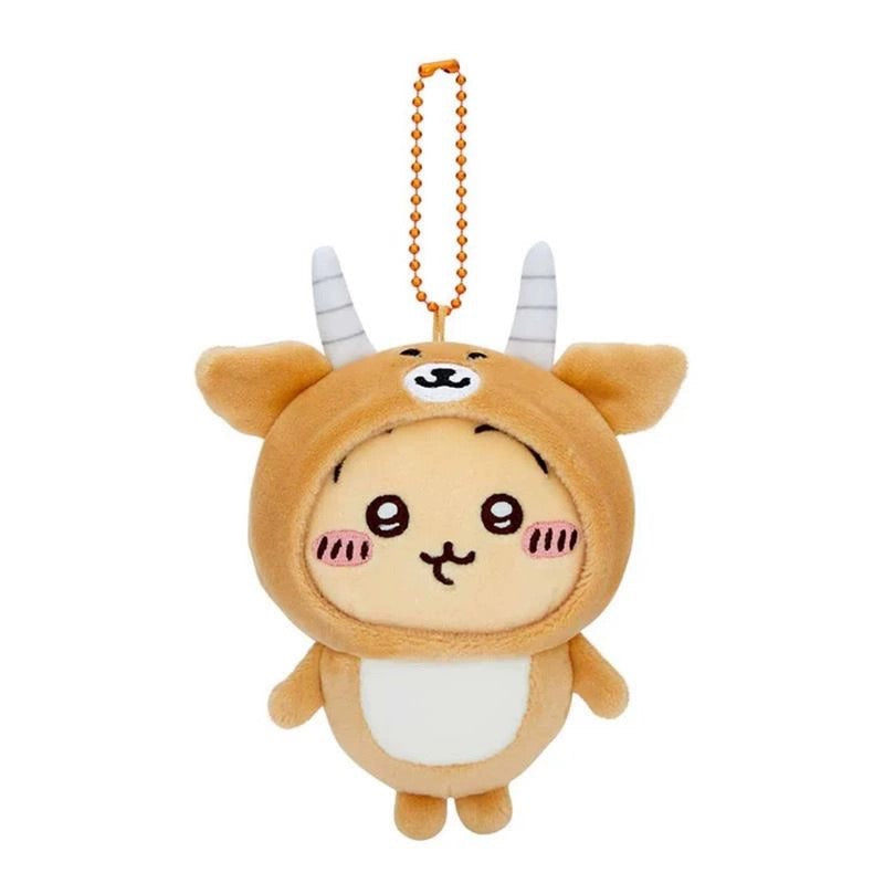 Japan ChiiKawa Antelope Serise | ChiiKawa Hachiware Usagi - Mini Plush Doll Keychain KawaiiGiftLand