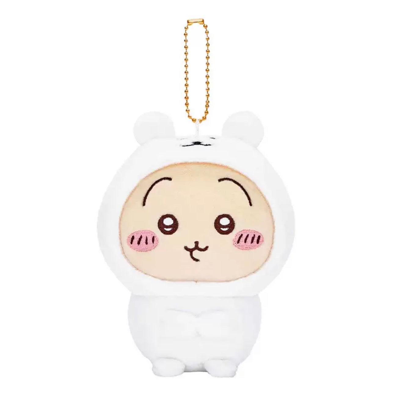 Japanese Cartoon ChiiKawa X Nagano White Bear Keychain | ChiiKawa Hachiware Usagi - Mini Plush Doll KawaiiGiftLand