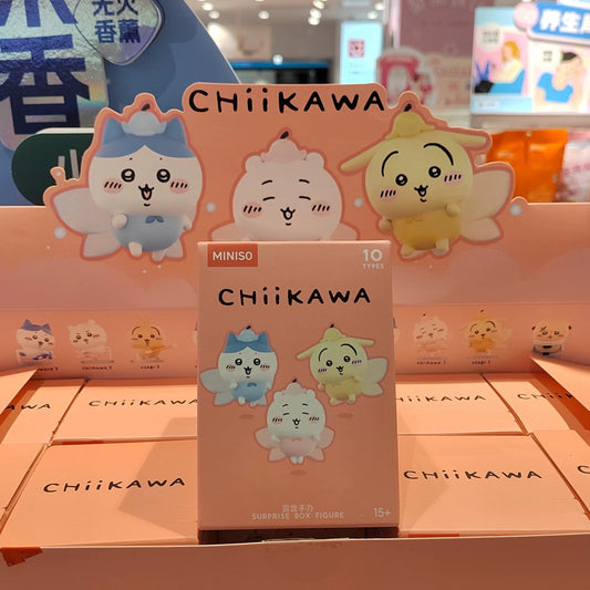 ChiiKawa X Miniso | ChiiKawa Hachiware Usagi Rakko Mystery Box Mini Figure - Kawaii Items KawaiiGiftLand