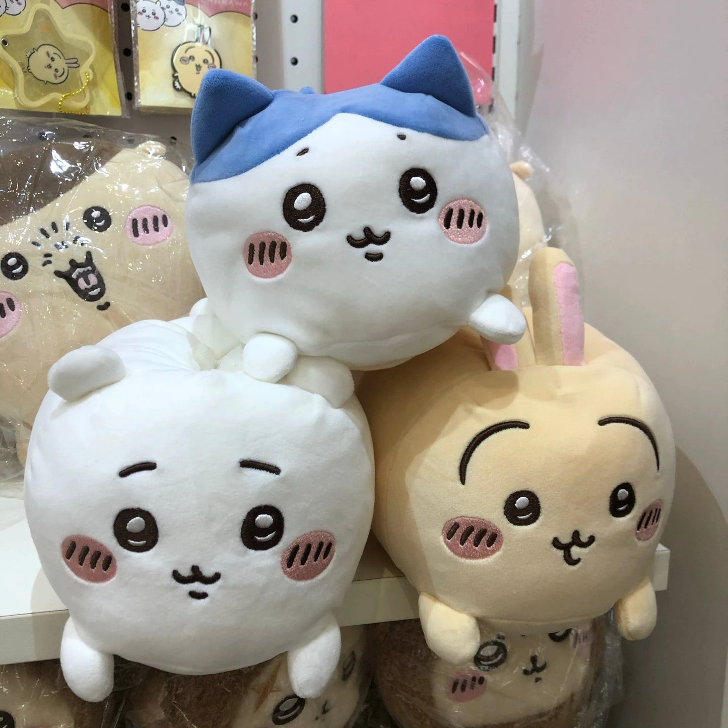 ChiiKawa X Miniso | ChiiKawa Hachiware Usagi Cotton Tissue Paper Box Holder - Kawaii Items doll KawaiiGiftLand