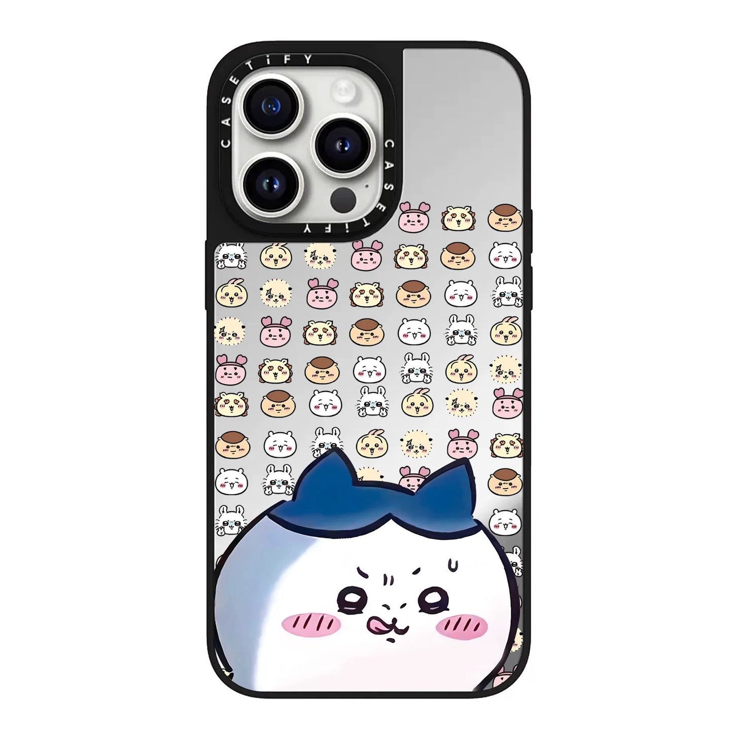 Japanese Cartoon ChiiKawa Mirror Phone Case | ChiiKawa Hachiware Usagi Medley Series 3 - iPhone Case 11 12 13 14 15 16 Pro Promax KawaiiGiftLand