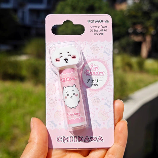 Japan ChiiKawa | ChiiKawa Hachiware Usagi Lipstick with Plastic Doll Head Lid Kawaii items Cosmetics items KawaiiGiftLand