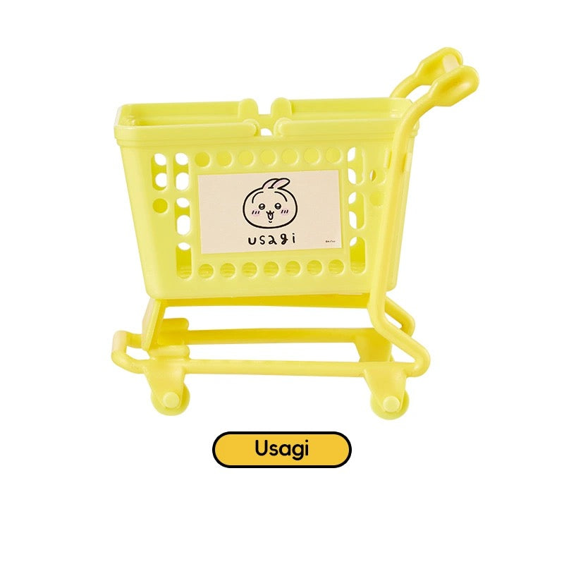 ChiiKawa X Miniso | ChiiKawa Hachiware Usagi Mini Shopping Car - Kawaii items Room Decoration KawaiiGiftLand