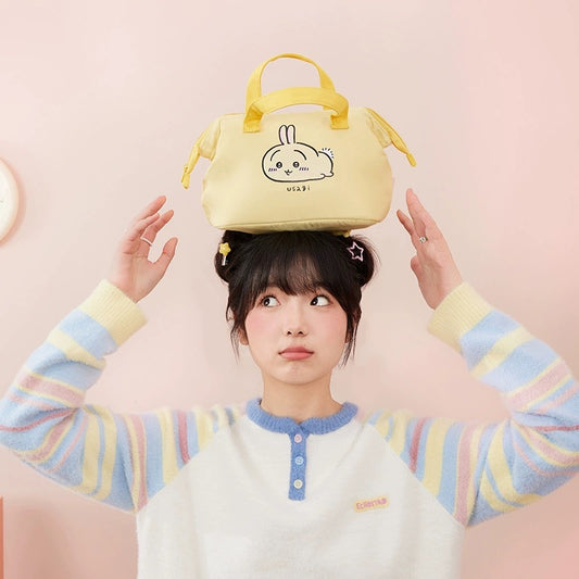 ChiiKawa X Miniso | ChiiKawa Hachiware Usagi Lunch Bag - Kawaii items Room Decoration