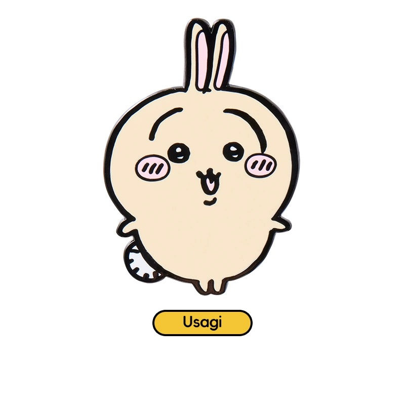 ChiiKawa X Miniso | ChiiKawa Hachiware Usagi Metal Pins - Kawaii items Room Decoration KawaiiGiftLand