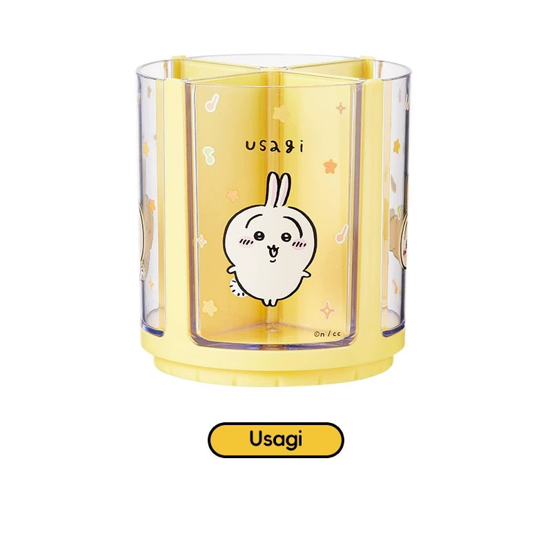 ChiiKawa X Miniso | ChiiKawa Hachiware Usagi Spin Pen Holder - Kawaii Stationery Stand items Room Decoration KawaiiGiftLand