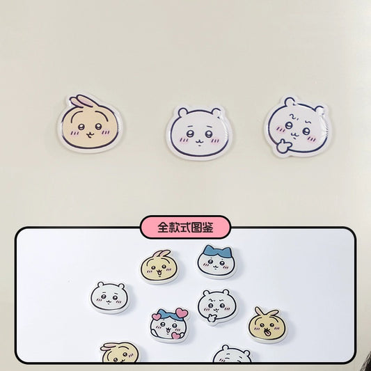 ChiiKawa X Miniso | ChiiKawa Hachiware Usagi Big Head Fridge Magnet - Kawaii items Room Decoration