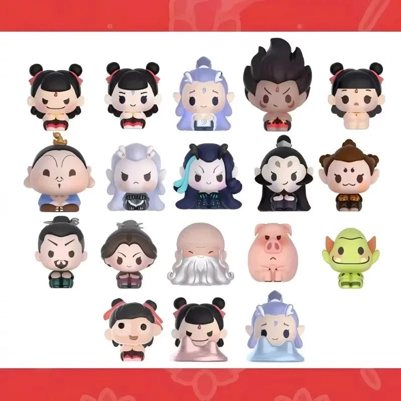 Miniso X Ne Zha | Ne Zha 2 Movie Cute Mini Figure Mystery Box - Kawaii Items Toy Collection Blind Box KawaiiGiftLand