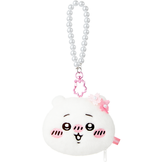 ChiiKawa X Miniso Sakura Limited Series | ChiiKawa Hachiware Usagi Momonga Kurimanju Rakko - Plush Doll Coin Purse Keychain Kawaii Items Room Decoration Doll KawaiiGiftLand