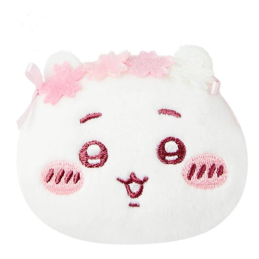 ChiiKawa X Miniso Sakura Limited Series | Chiikawa Hachiware Usagi Momonga Kurimanju Rakko - Plush Pin Cotton Badge Kawaii Items KawaiiGiftLand
