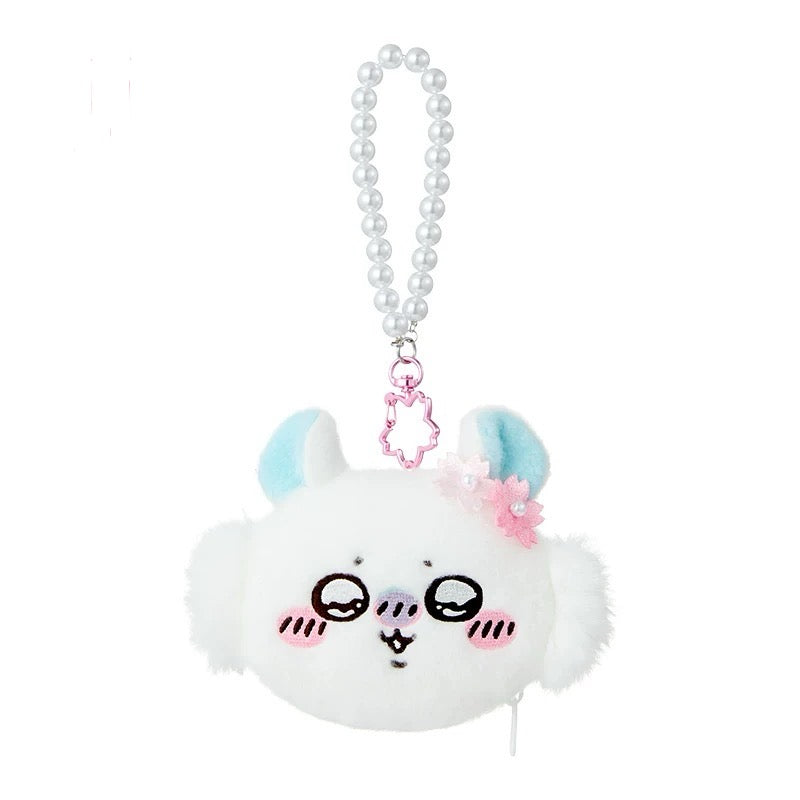 ChiiKawa X Miniso Sakura Limited Series | ChiiKawa Hachiware Usagi Momonga Kurimanju Rakko - Plush Doll Coin Purse Keychain Kawaii Items Room Decoration Doll KawaiiGiftLand