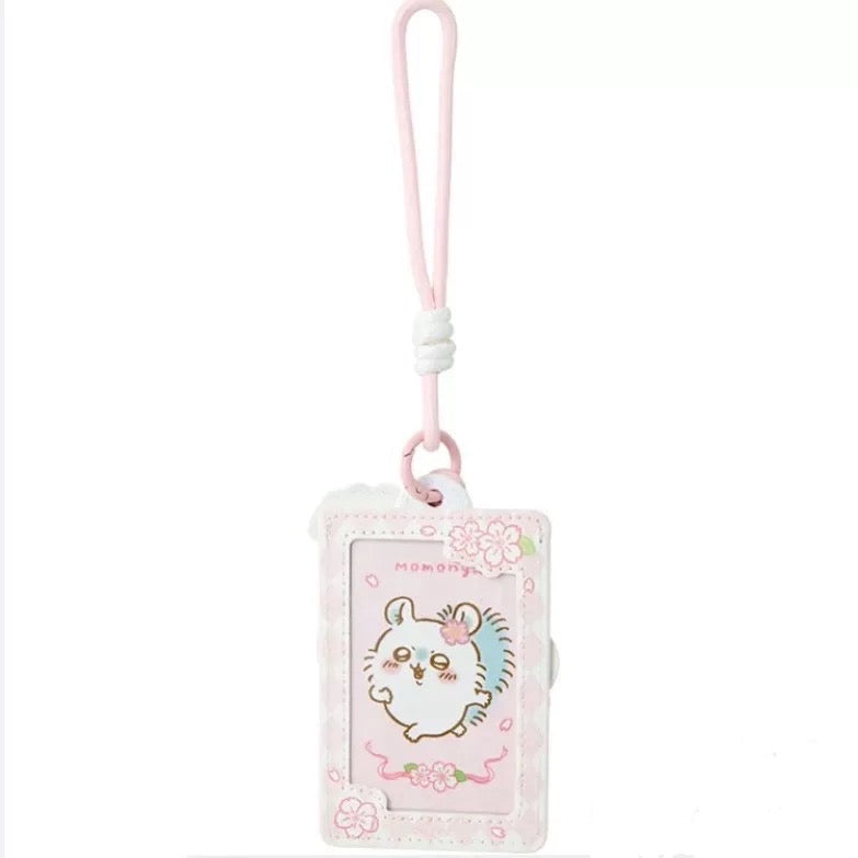 ChiiKawa X Miniso Sakura Limited Series | ChiiKawa Hachiware Usagi Momonga Sakura Cardholder - Kawaii Items Room Decoration Item KawaiiGiftLand