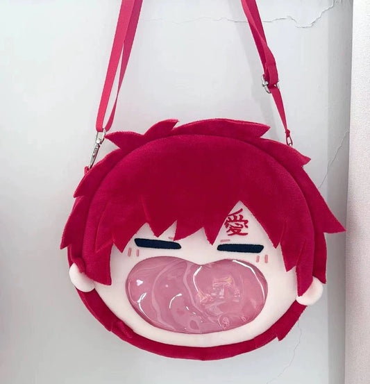 Japanese Anime Naruto Ninja | Gaara Deidara Minato Cute Icon Itabag Backpack and Crossbody Bag - Cute Kawaii Item - KawaiiGiftLand