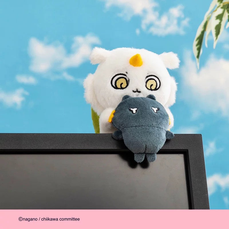 Japan ChiiKawa | ChiiKawa Momonga Kurimanju Anoko Cute Plush Computer Screen Monitor Desktop Dolls - Kawaii Items Room Decoration - KawaiiGiftLand