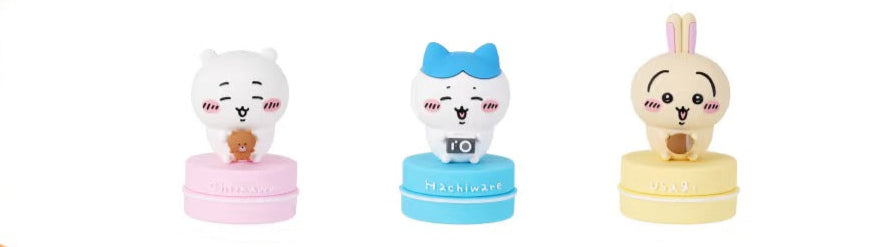ChiiKawa X Miniso Hot Summer Series | ChiiKawa Hachiware Usagi Cute Doll Plastic 3D Stamp - Kawaii Items Room Decoration